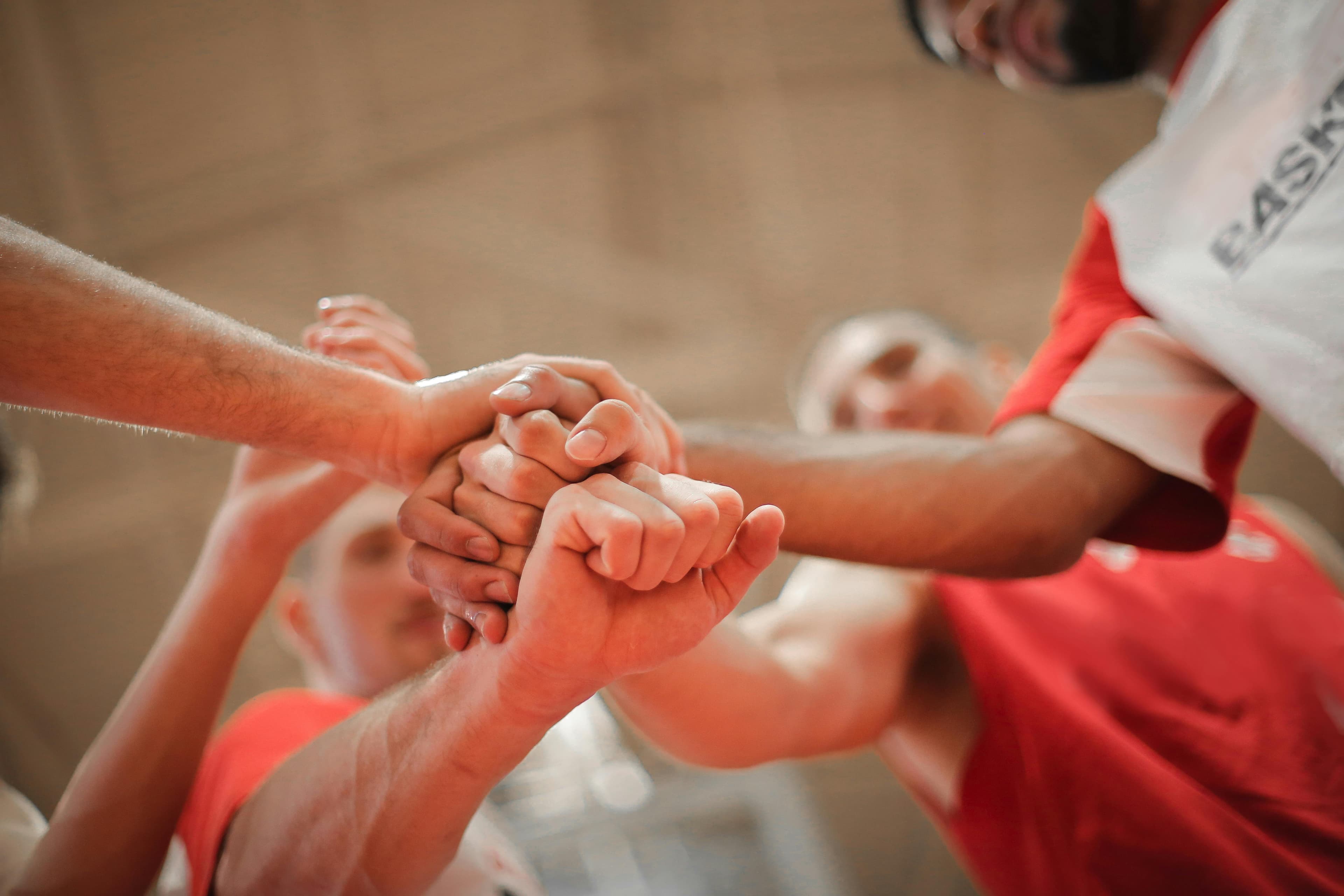 Athletes training